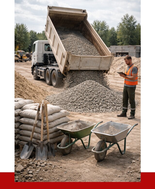 Доставка нерудных материалов в Новоалтайске от 1227 руб. | ПРОНЕРУДНвл