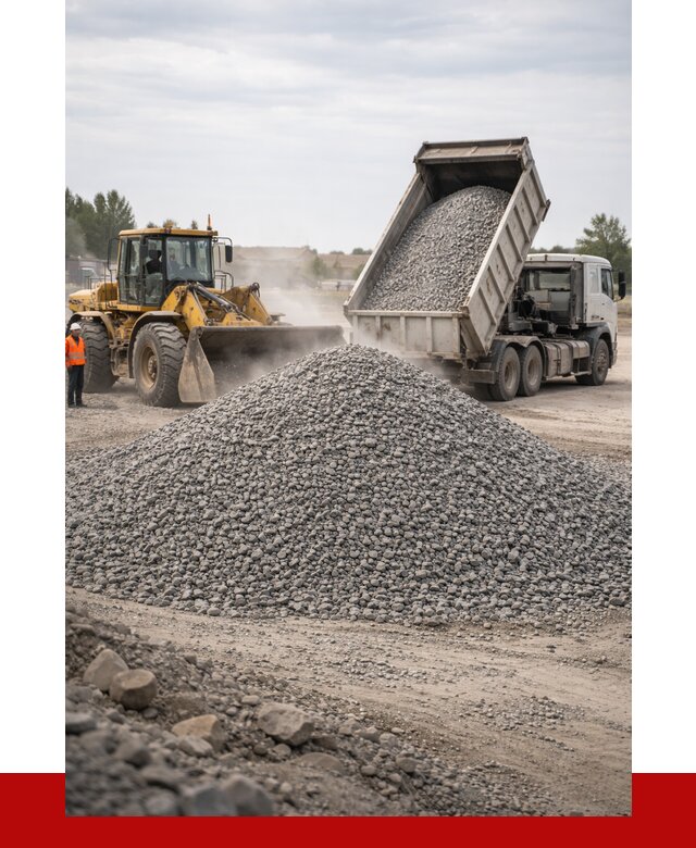 Купить щебень с доставкой в Новоалтайске от 2556 руб. | ПРОНЕРУДНвл