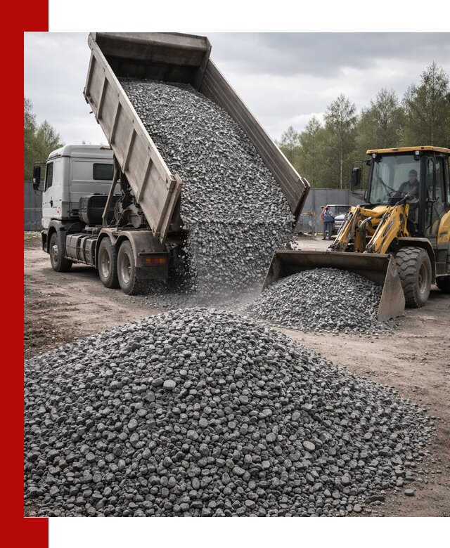 Доставка и продажа щебня гранитного в Новоалтайске