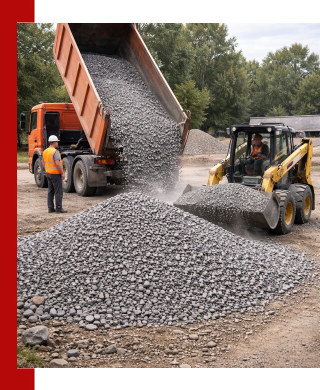 Купить гранитный щебень фракции 5–10 в Новоалтайске с доставкой