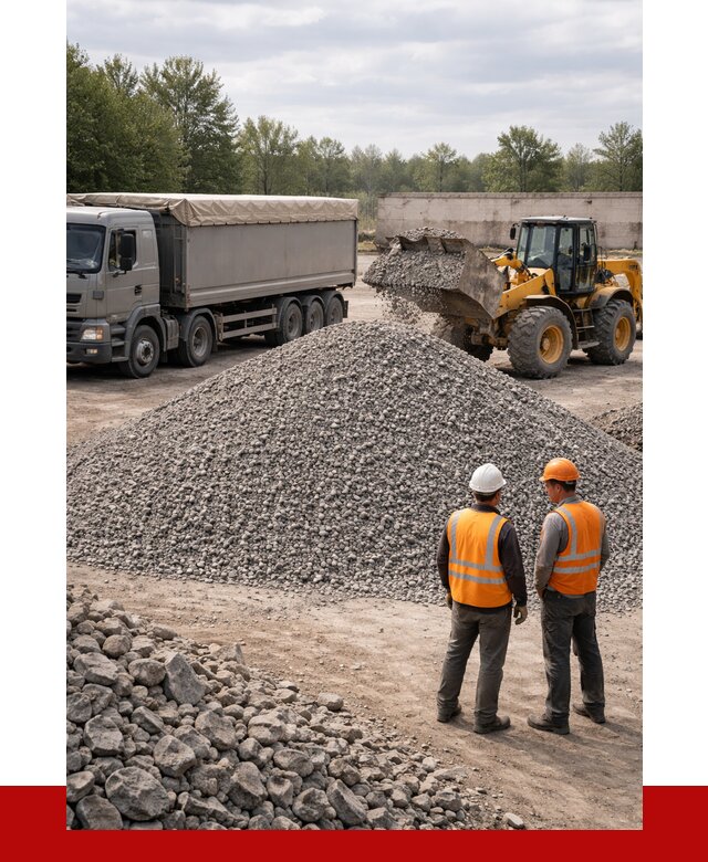 Гранитный щебень фракция 5-20 в Новоалтайске от 4294 руб | ПРОНЕРУДНвл
