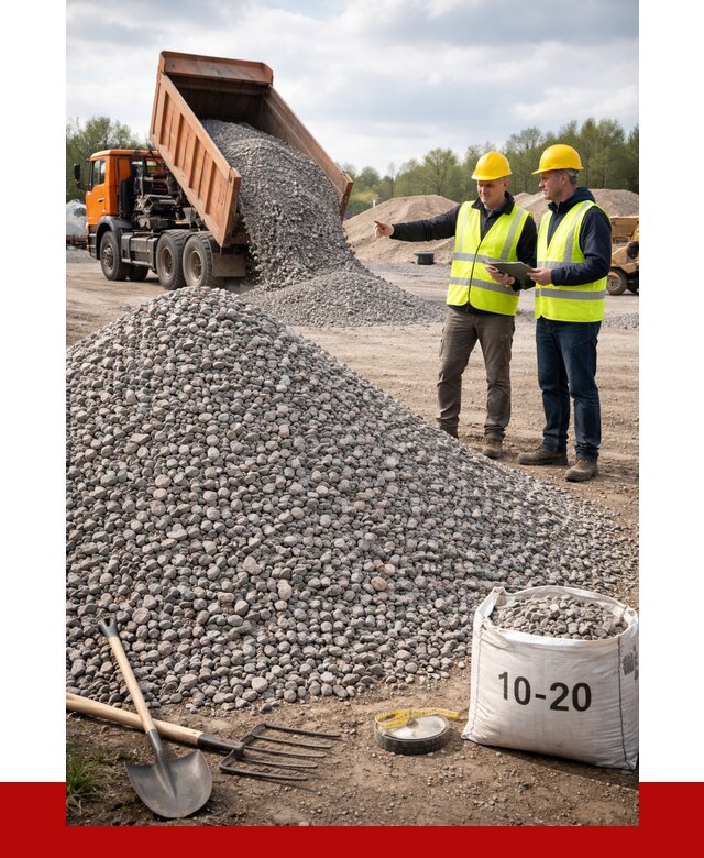Гранитный щебень фракция 10-20 в Новоалтайске от 4294 руб.|ПРОНЕРУДНвл