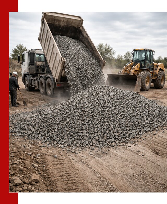 Гранитный щебень фракция 10-20 с доставкой в Новоалтайске