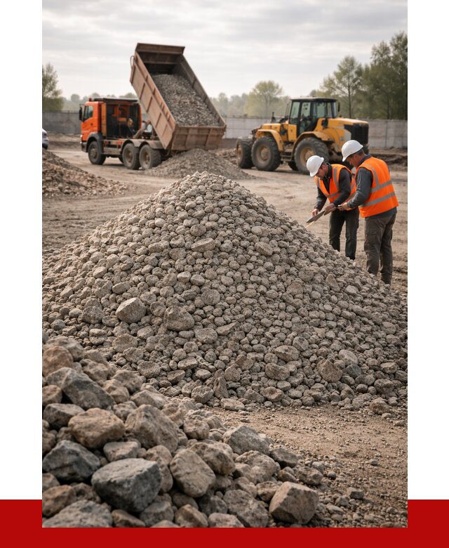 Гранитный щебень фракция 40-70 в Новоалтайске от 2556 руб ПРОНЕРУДНвл