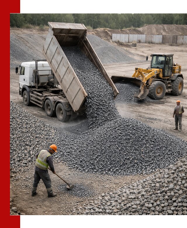 Щебень габбро-диабаз фр. 5-20 с доставкой в Новоалтайске