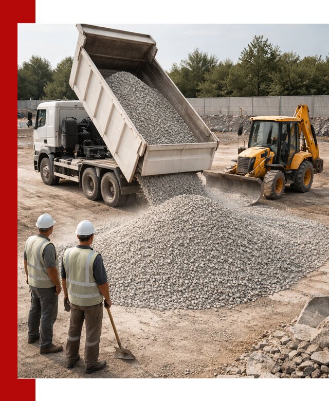 Купить известняковый щебень фракции 5–10 мм с доставкой в Новоалтайске