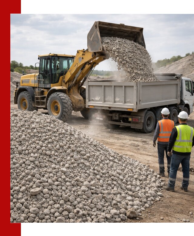 Доломитовый щебень фракция 40–71 доставка и продажа в Новоалтайске