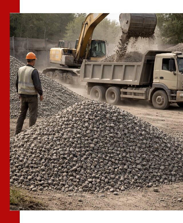 Шлаковый щебень фракция 5-20 с доставкой в Новоалтайске