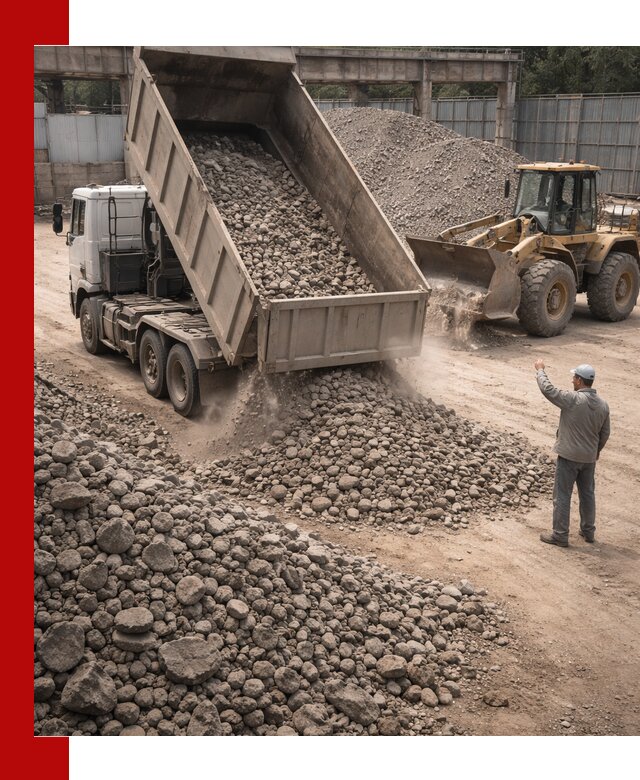 Вторичный щебень фракция 20-40 с доставкой в Новоалтайске