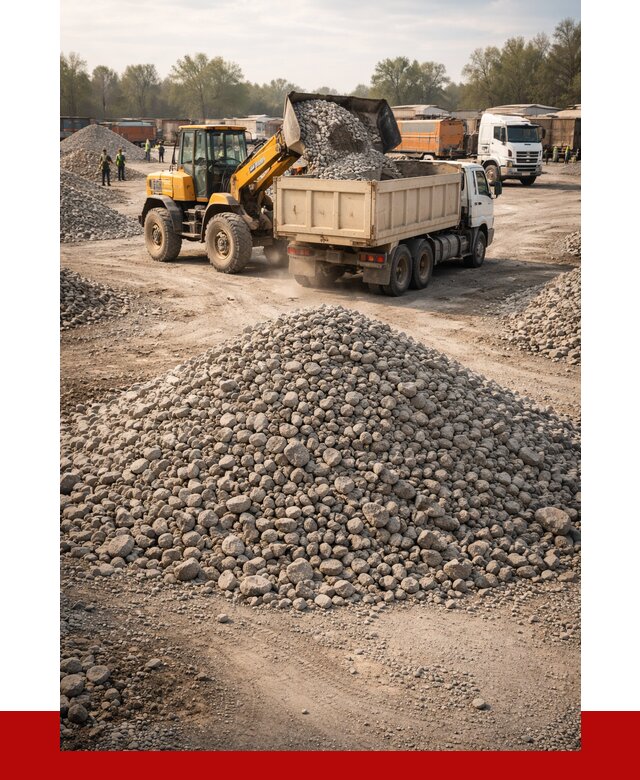 Вторичный щебень фракция 40-70 в Новоалтайске от 1779 р, ПРОНЕРУДНвл