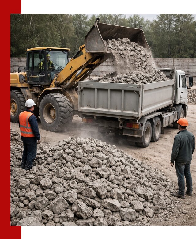 Вторичный щебень фракция 70–150 в Новоалтайске с доставкой