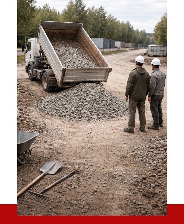Бетонный щебень фракция 5-20 в Новоалтайске от 3272 р., ПРОНЕРУДНвл