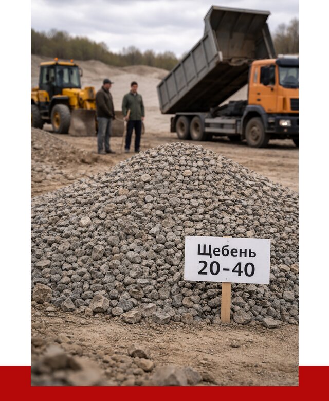 Бетонный щебень фракция 20-40 в Новоалтайске от 2505 р. | ПРОНЕРУДНвл