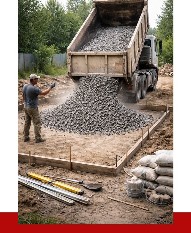Купить щебень для фундамента в Новоалтайске от 4601 р. | ПРОНЕРУДНвл
