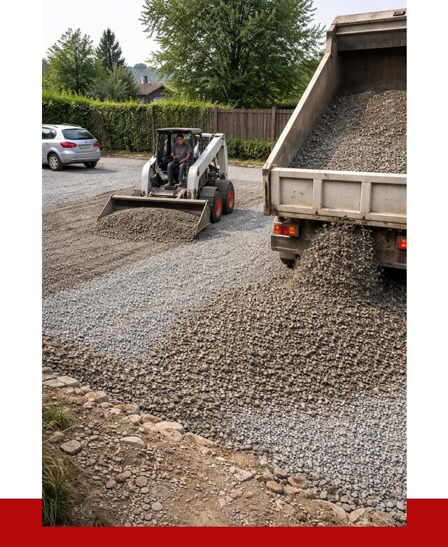 Щебень для парковки в Новоалтайске с доставкой от 1227 р.| ПРОНЕРУДНвл