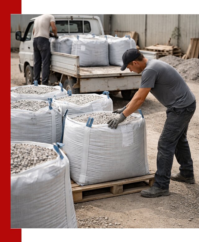 Доставка щебня в мешках по выгодным ценам в Новоалтайске