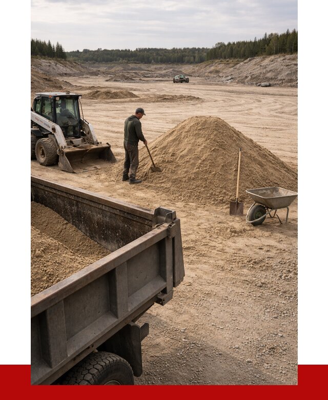 Карьерный песок среднезернистый в Новоалтайске, от 2249 р. ПРОНЕРУДНвл