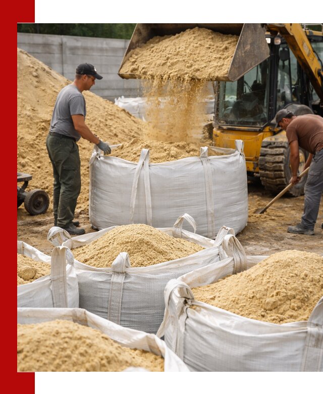 Поставка качественного песка для кладки в Новоалтайске