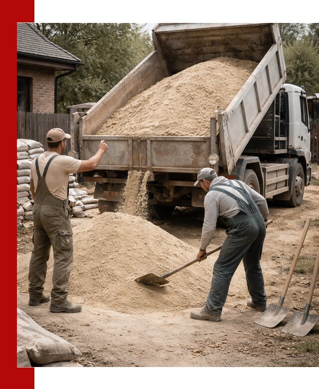 Песок для штукатурки с доставкой в Новоалтайске качественный и чистый
