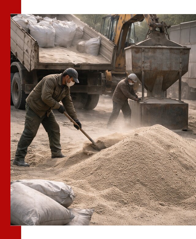 Кварцевый песок для пескоструя в Новоалтайске — доставка и качество