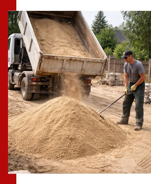 Доставка сухого песка самосвалами в Новоалтайске