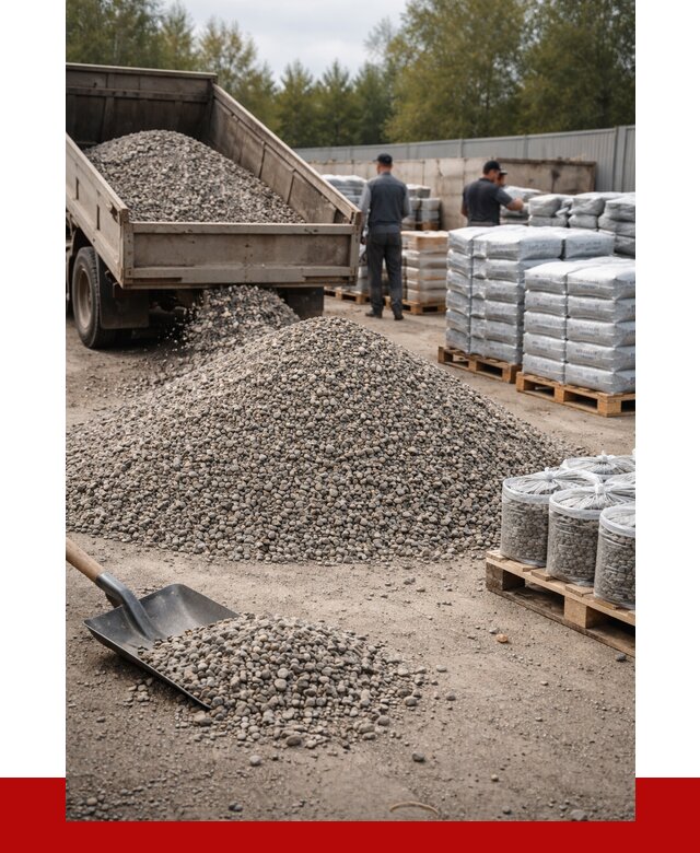 Гравий фракция 5-20 в Новоалтайске купить от 2352 р. ПРОНЕРУДНвл