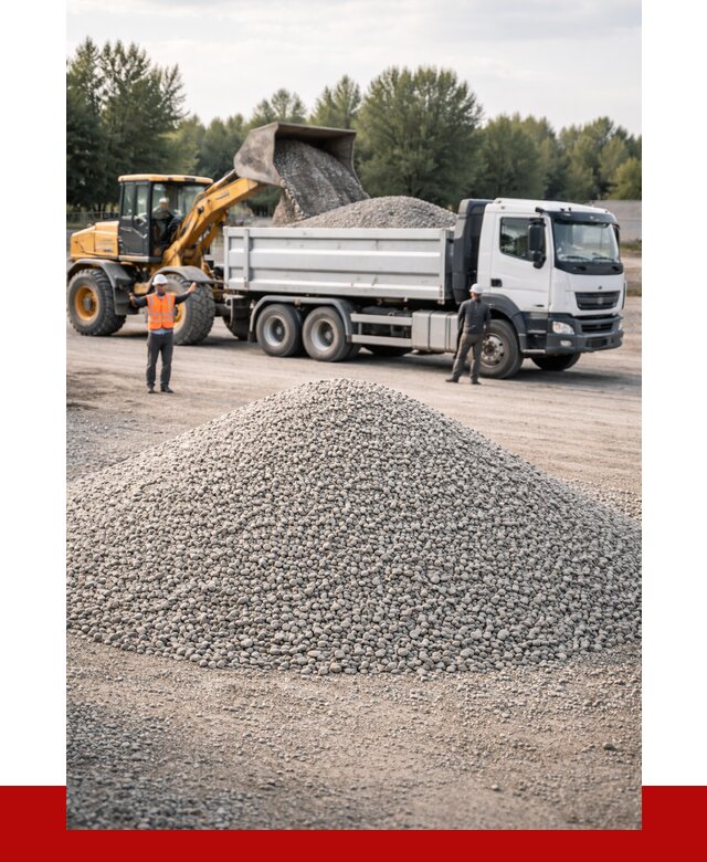 Купить мытый гравий в Новоалтайске от 3578 р, доставка ПРОНЕРУДНвл
