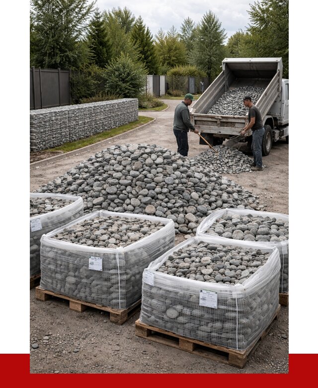 Камень для габионов в Новоалтайске от 4294 р. за куб | ПРОНЕРУДНвл