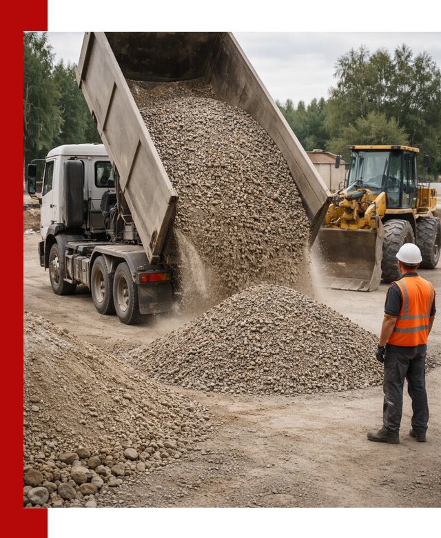 Доставка щпс в Новоалтайске — щебеночно-песчаная смесь под заборы и дорожки