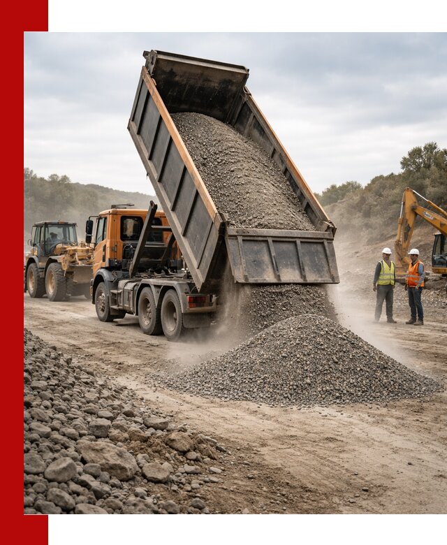 Щебёночно-песчаная смесь ЩПС С1 с доставкой в Новоалтайске