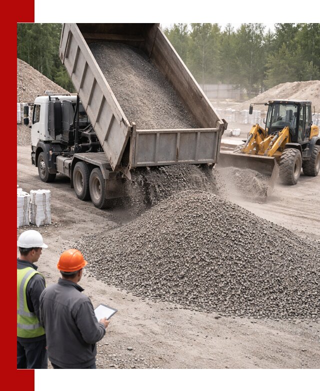 Доставка и продажа гранитного отсева 0-10 в Новоалтайске