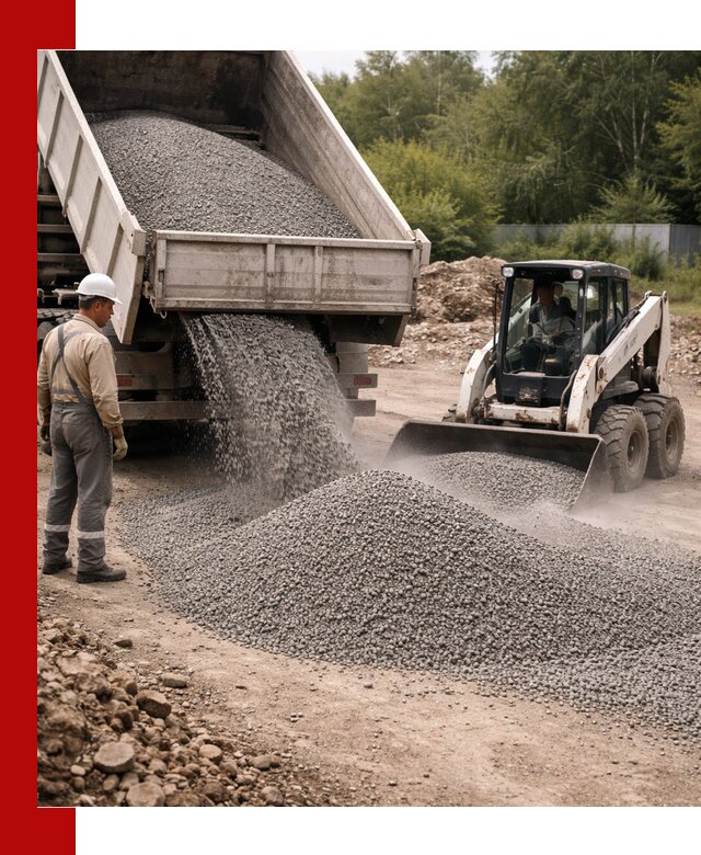 Доставка гравийного отсева 0-5 в Новоалтайске оптом и в розницу