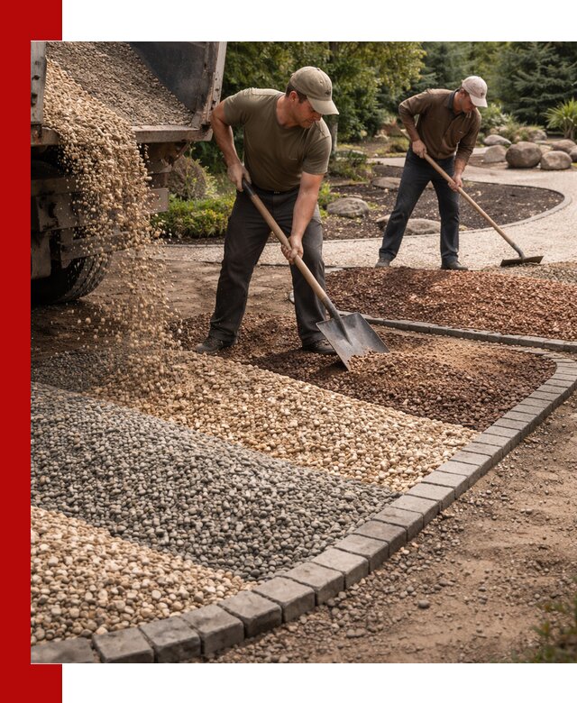 Декоративная крошка для ландшафта в Новоалтайске — продажа и доставка