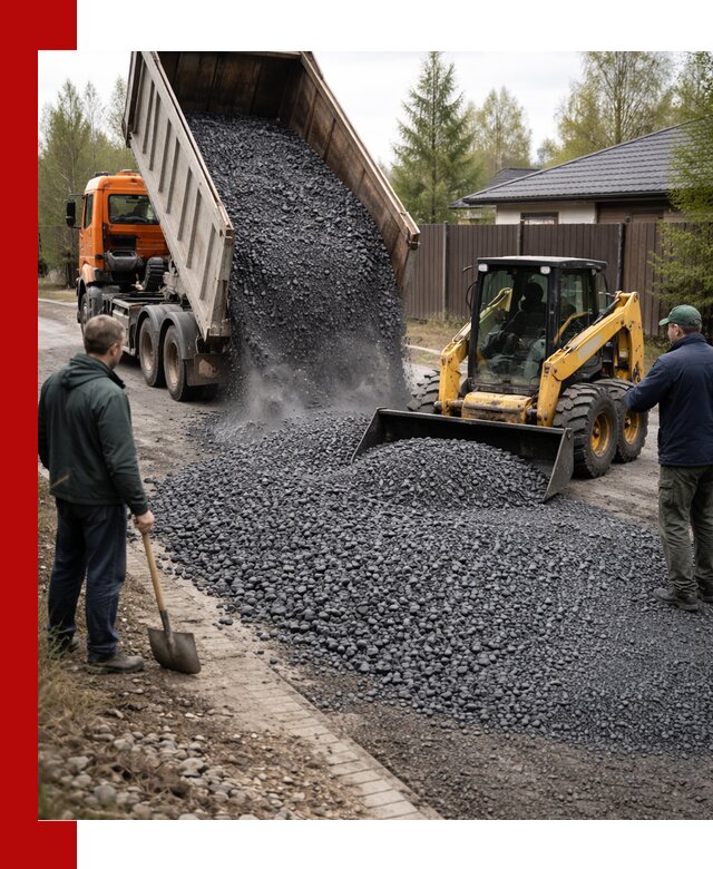 Крошка габбро с доставкой в Новоалтайске для строительных работ