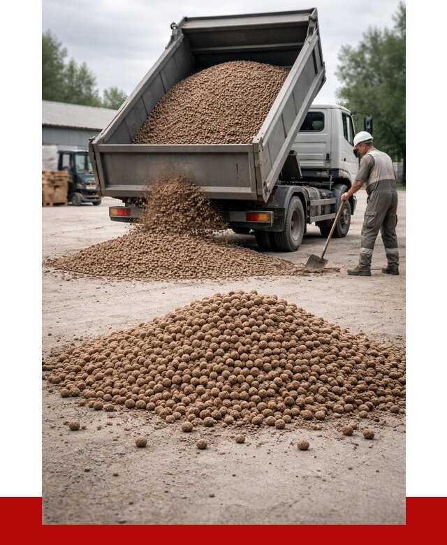 Керамзит с доставкой в Новоалтайске от 4294 р. за м3 | ПРОНЕРУДНвл