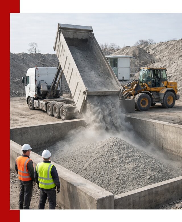 Доставка цемента навалом в Новоалтайске крупными партиями