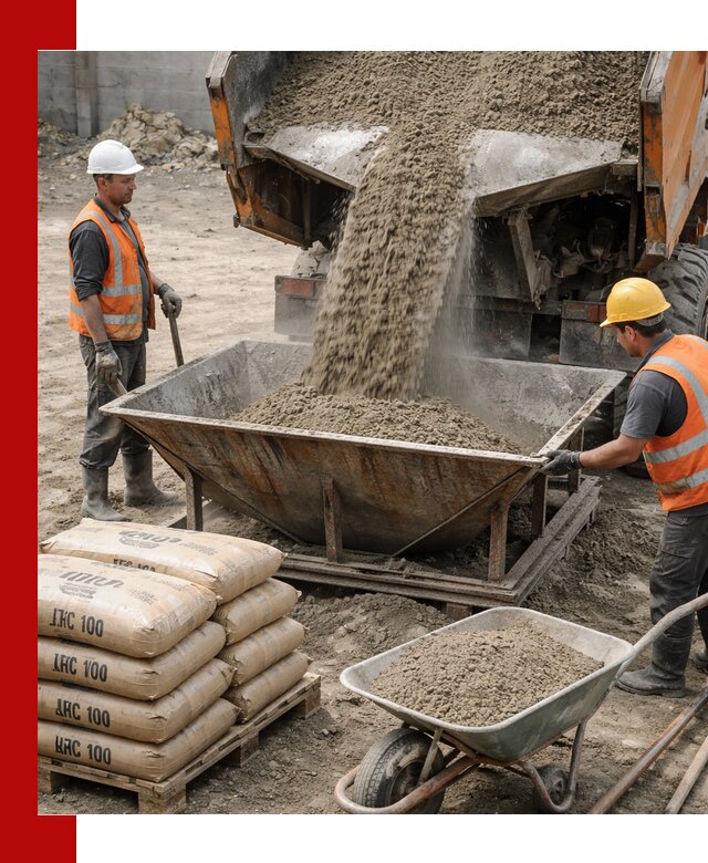 Доставка цементно-песчаной смеси М100 в Новоалтайске