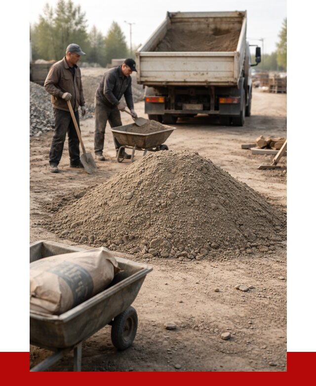 Цементно-песчаная смесь М150 в Новоалтайске от 4805 р. | ПРОНЕРУДНвл