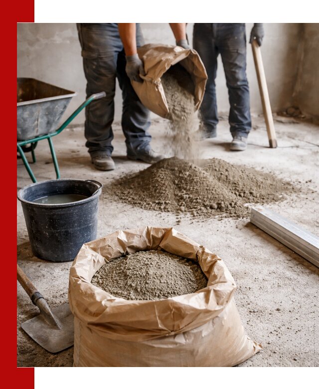 Доставка сухой смеси для стяжки в Новоалтайске