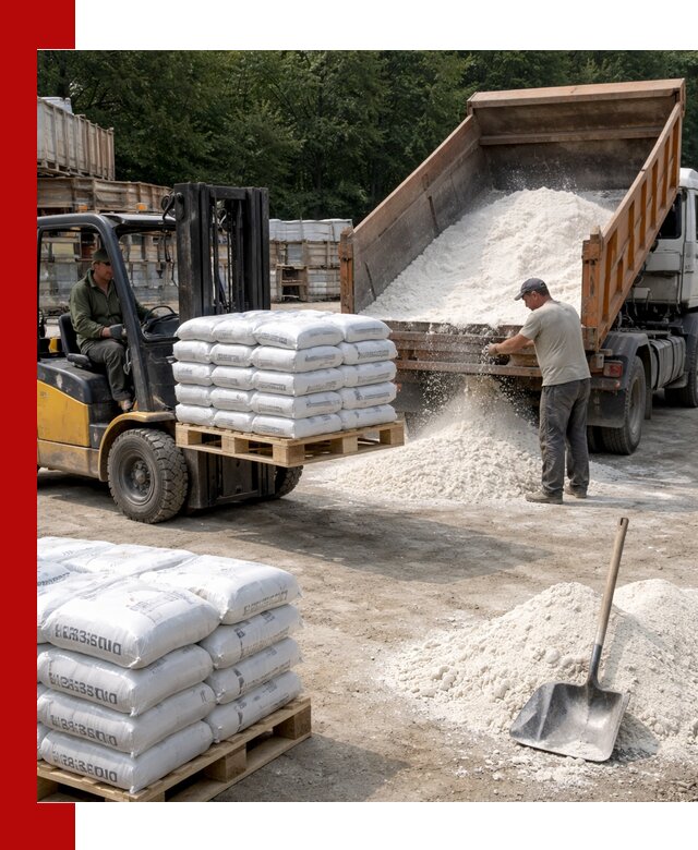 Доставка строительной извести оптом и в розницу в Новоалтайске