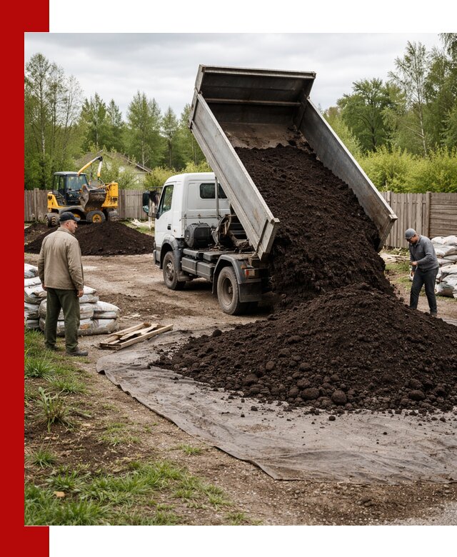 Доставка качественного почвогрунта в Новоалтайске оптом и в розницу