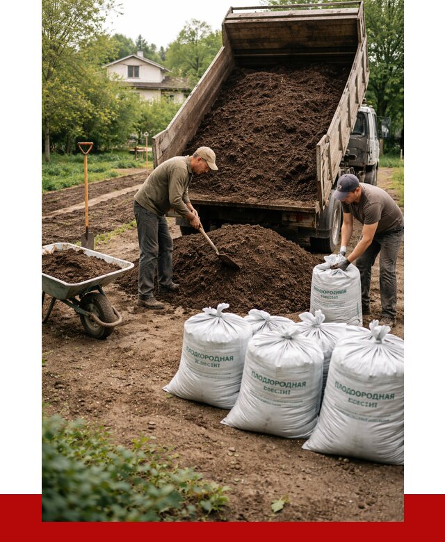 Плодородная смесь в Новоалтайске от 4294 р./куб с доставкой | ПРОНЕРУДНвл