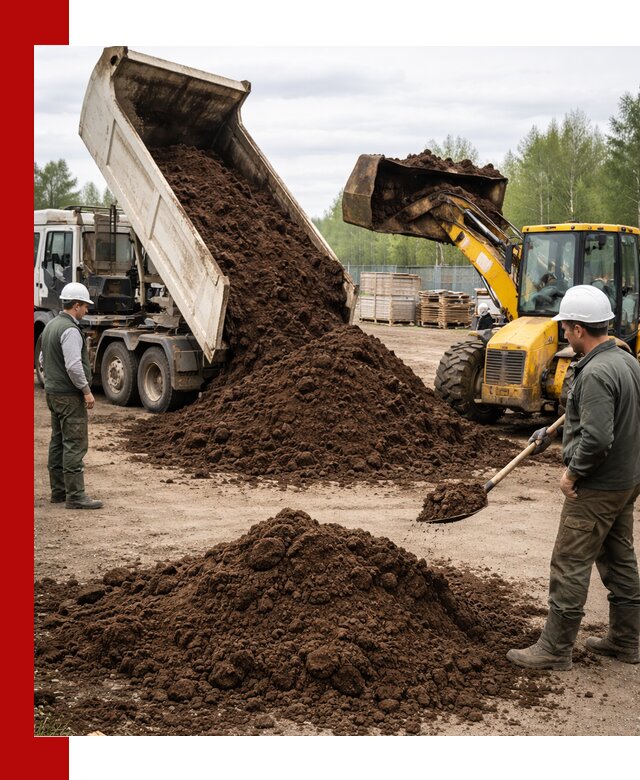 Доставка торфа оптом и в мешках в Новоалтайске