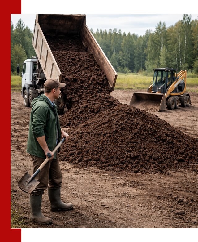 Купить верховой торф с доставкой в Новоалтайске для садоводства и растений