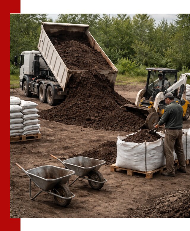 Доставка и продажа торфогрунта в Новоалтайске оптом и в розницу