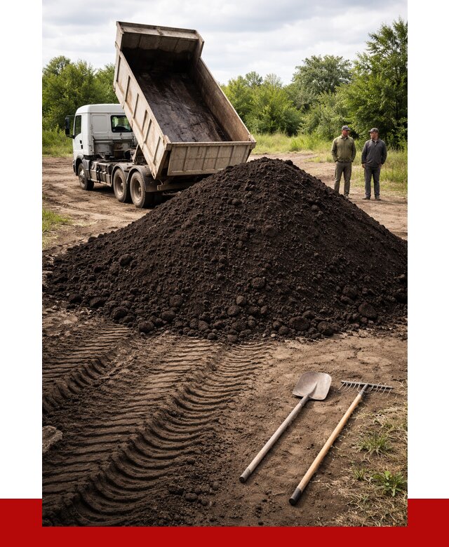 Купить чернозем навалом в Новоалтайске от 1227 р. за куб | ПРОНЕРУДНвл