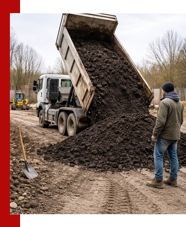 Доставка чернозема навалом в Новоалтайске быстро и выгодно