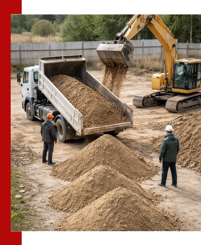 Доставка супеси вагонными и автопартиями в Новоалтайске
