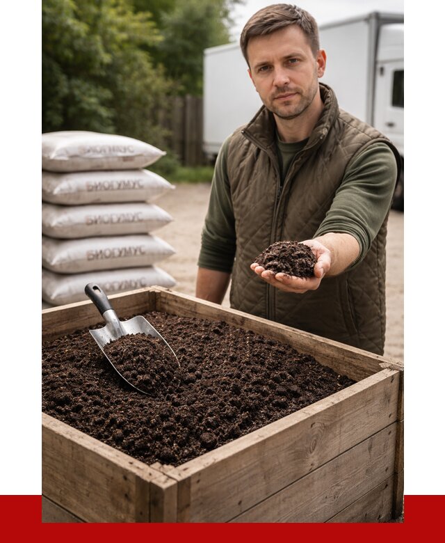 Купить биогумус в Новоалтайске с доставкой от 8690 р. за куб | ПРОНЕРУДНвл