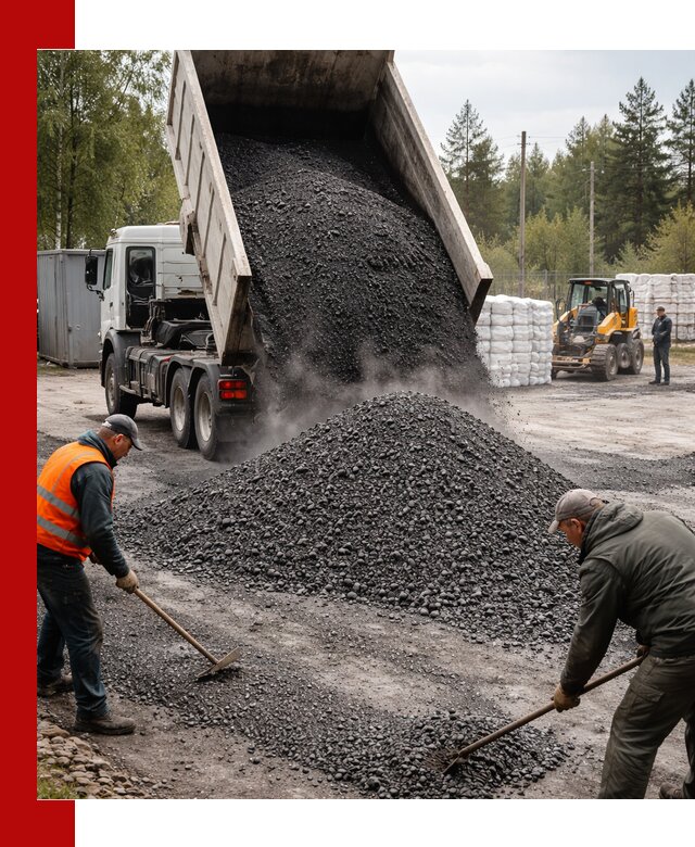 Доставка и продажа асфальтного гранулята в Новоалтайске